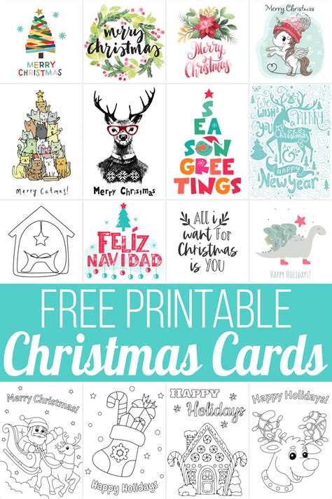 holiday cards printable